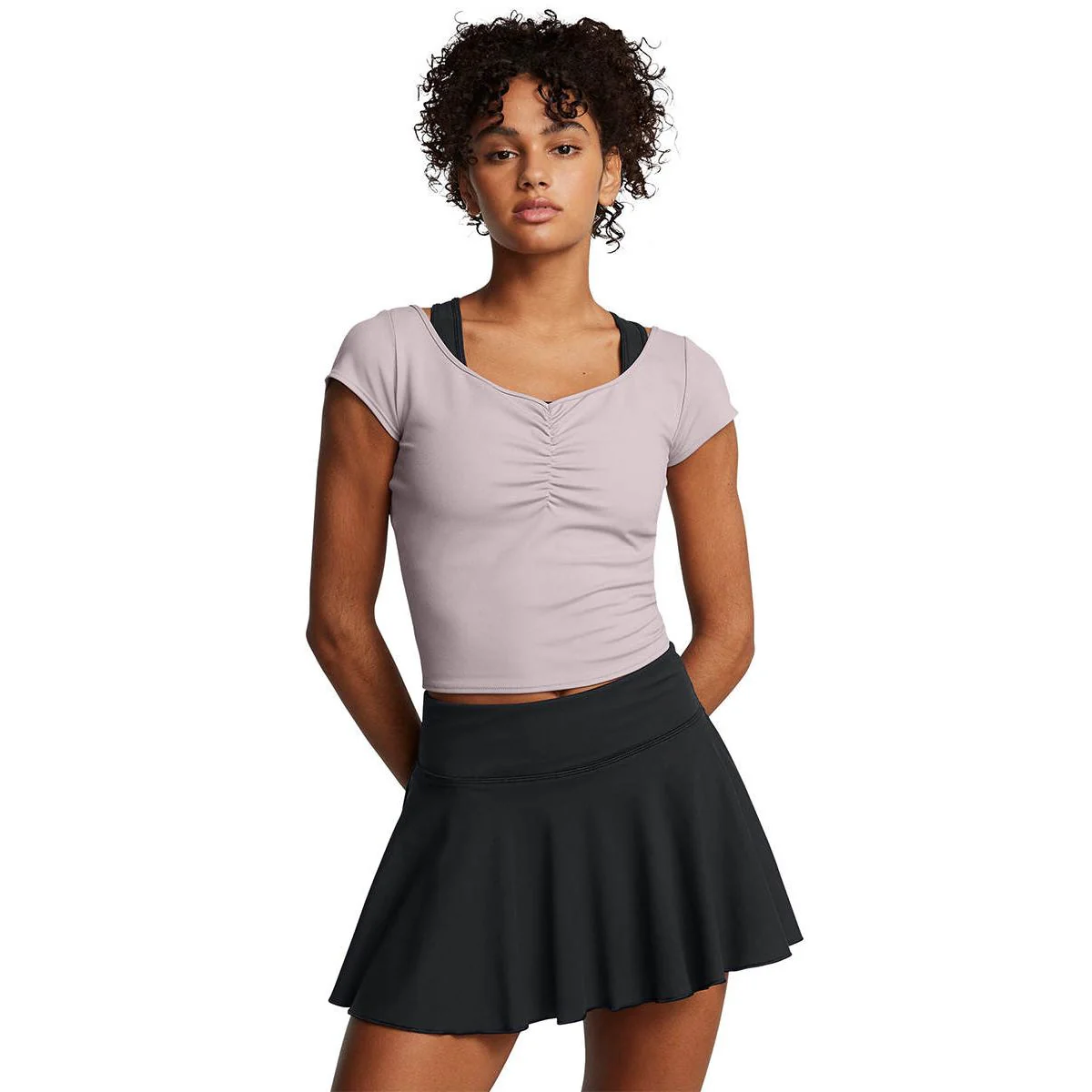 UNDER ARMOUR Motion Ruched Women's Training T-Shirt