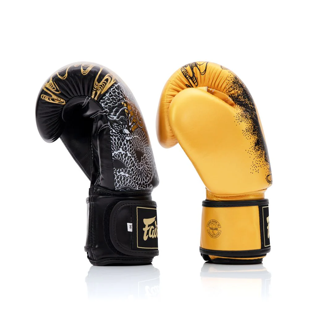 "Harmony Six" Boxing Gloves - Gold - Gold - 10 oz