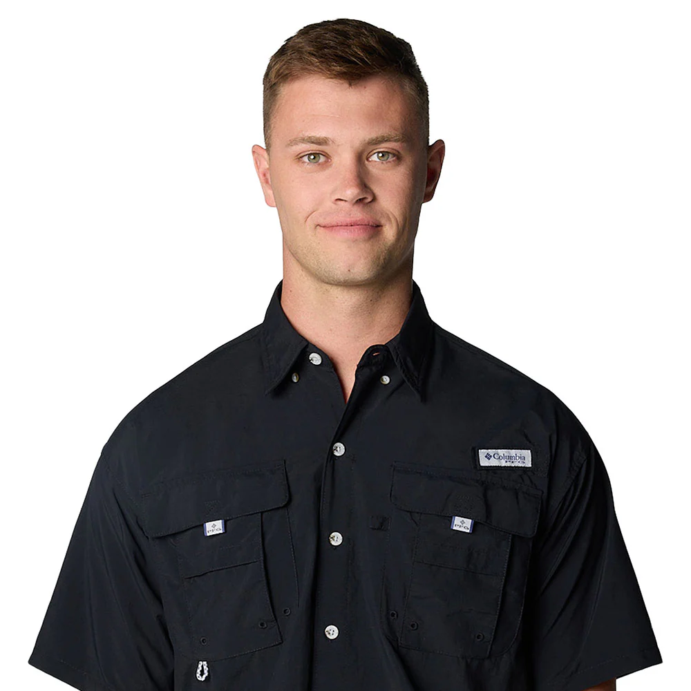 COLUMBIA PFG Bahama™ II Short Sleeve Men's Fishing Shirt - Black - 2XL (US SIZE)