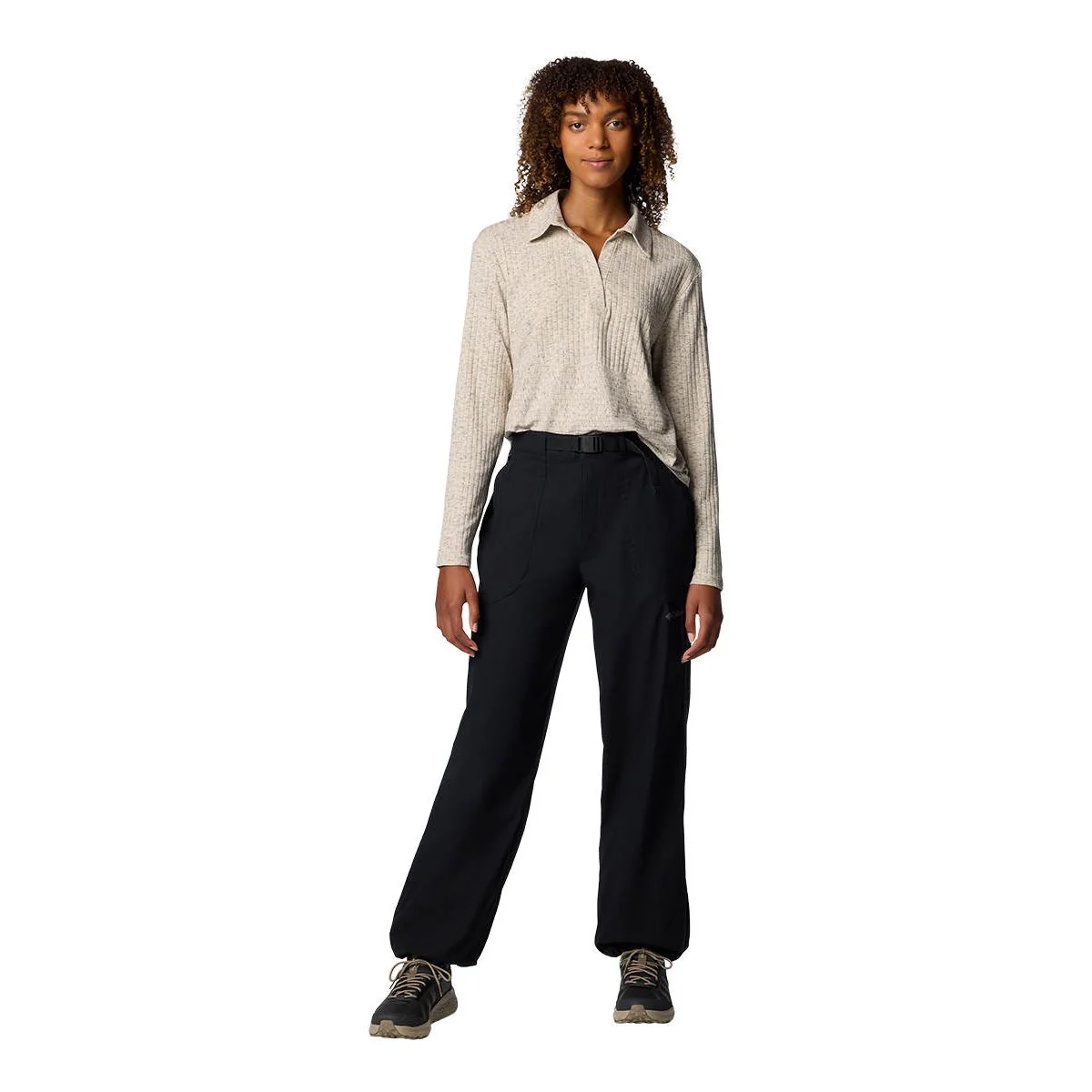 COLUMBIA Brea Falls™ Nylon Women's Hiking Pants - Black - L (US SIZE)