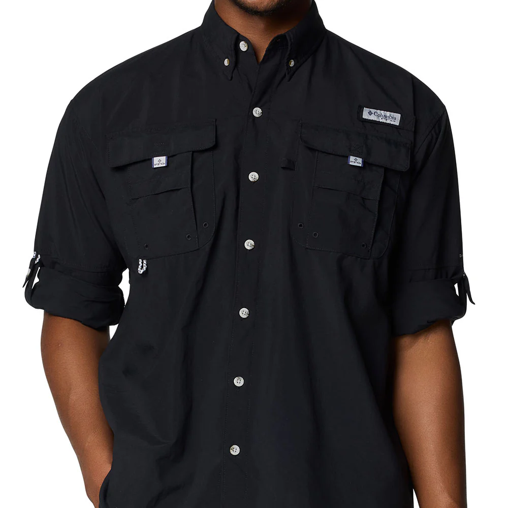 COLUMBIA PFG Bahama™ II Long Sleeve Men's Fishing Shirt - Black - 2XL (US SIZE)