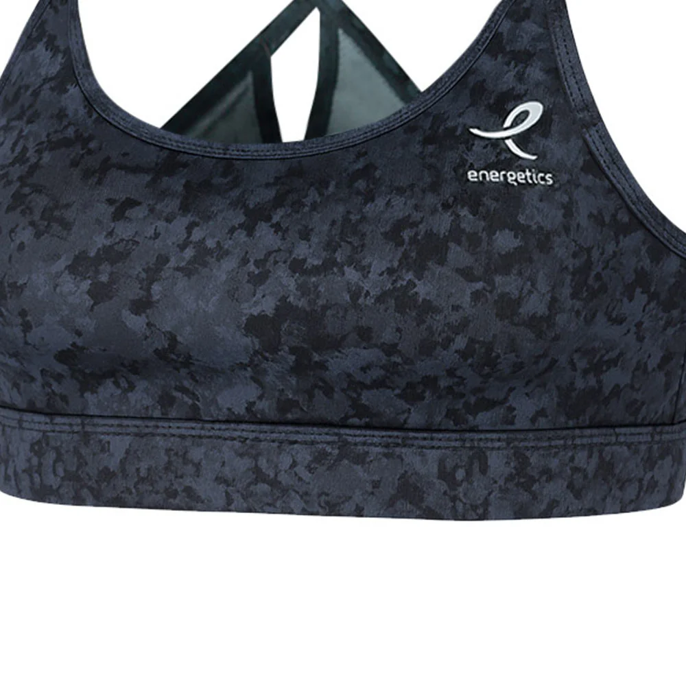 ENERGETICS Gigina Women's Sports Bra - Black - L (EU SIZE)