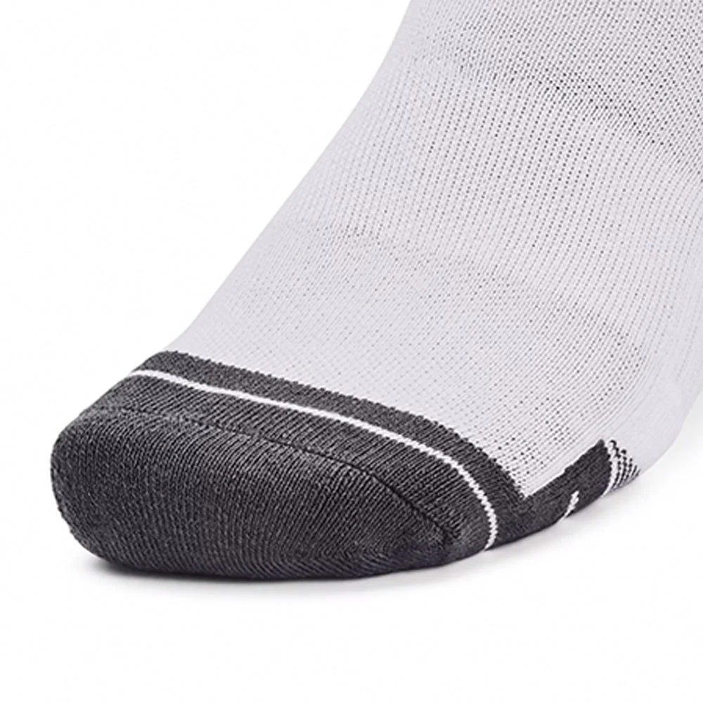 Носки унисекс Under Armour Performance Cotton Quarter (3 Pairs) — цвет белый, размер L (американский размер)