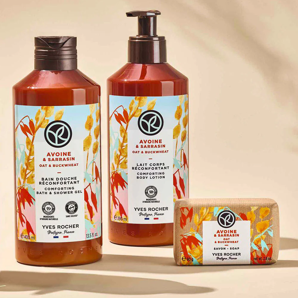 Лосьон для тела Yves Rocher Oat & Buckwheat Comforting 390 мл