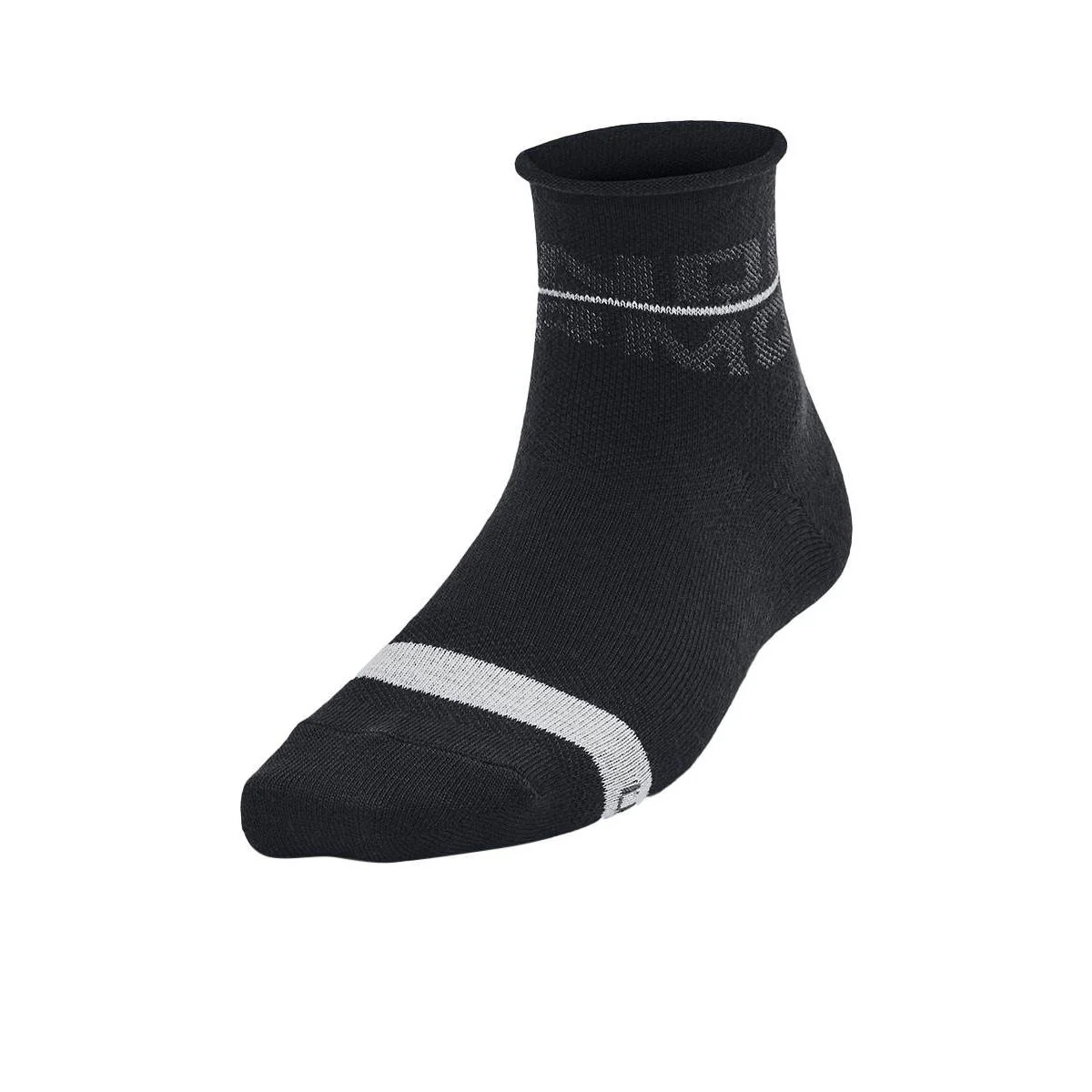 UNDER ARMOUR Essential Quarter Women's Socks (3 Pairs) - Black - M (US SIZE)