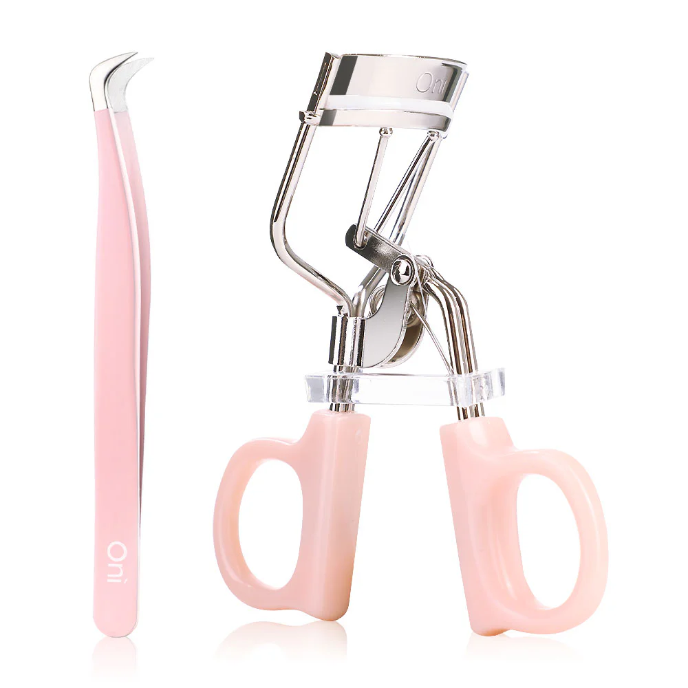 Oni Curved Lash Tweezer 1 шт + Eyelash Curler 1 шт