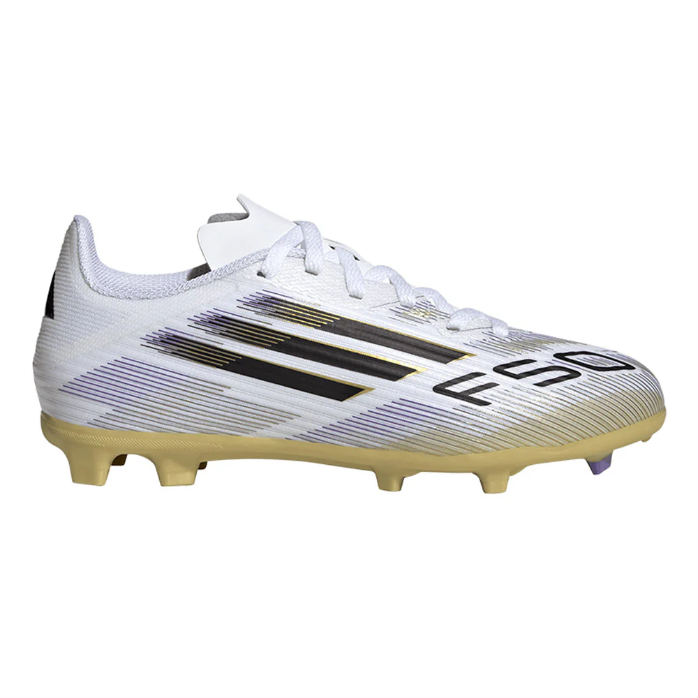 Детские футбольные бутсы Adidas F50 League Mg — цвет белый, 12 K