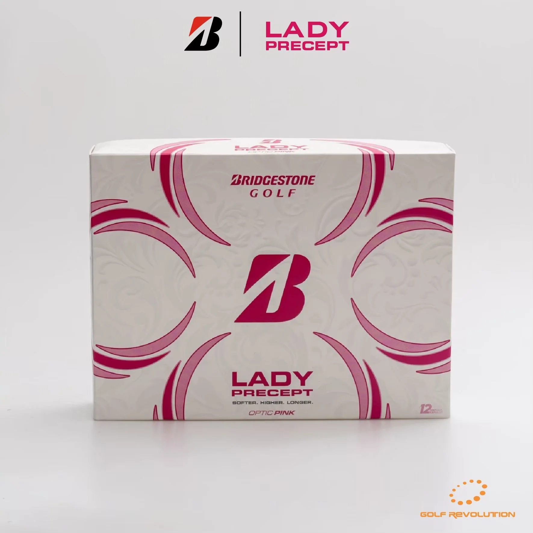 ลูกกอล์ฟ BRIDGESTONE BALL PRECEPT Lady PINK ( BUY 2 FREE 1 ) - pink - ONE SIZE