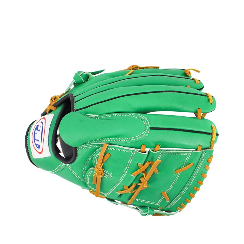 FBT Softball Gloves ถุงมือซอฟบอล Two-Piece 12 นิ้ว หนังแท้ Green 74427 - Green - One size
