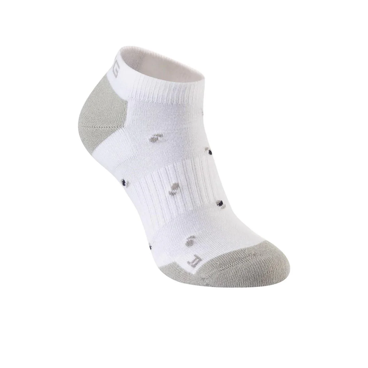 PING Split Ball No Show Unisex Golf Socks - White - ONE SIZE