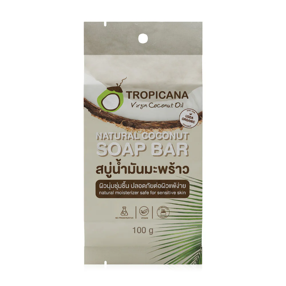 Tropicana Natural Coconut Soap Bar — Original, 100 г