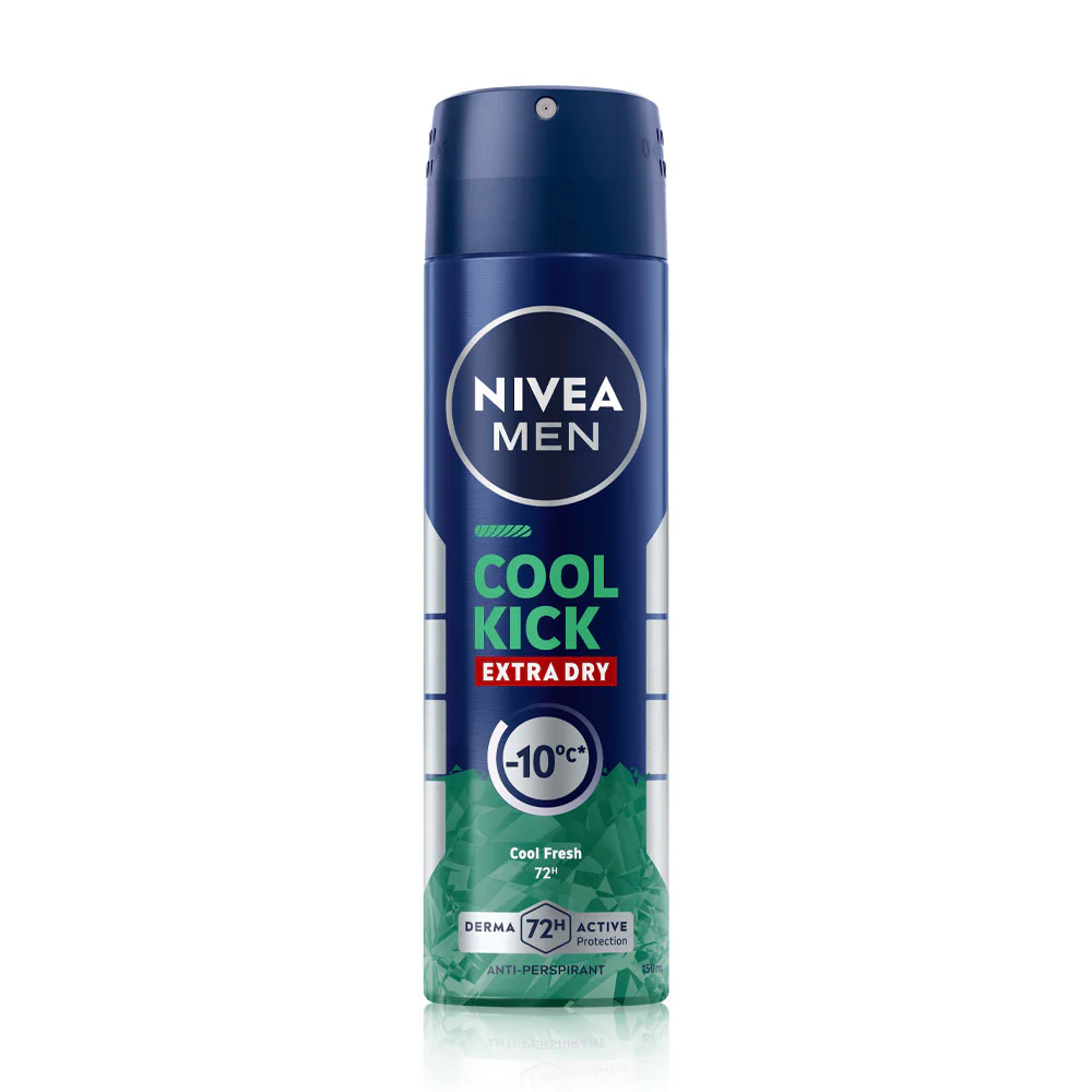 NIVEA Men Cool Kick Spray Cool Fresh 150 мл