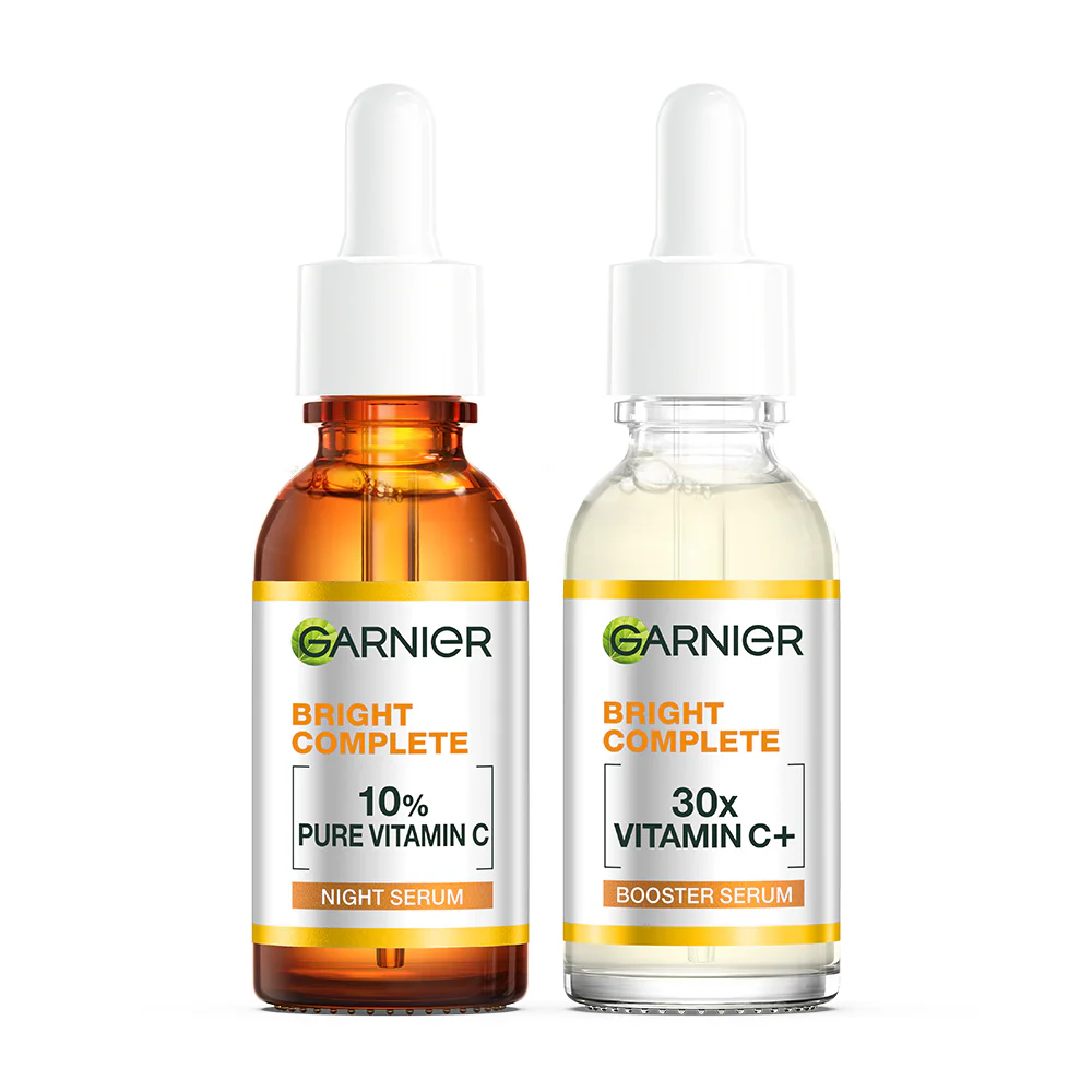 Сыворотка Garnier Set 2 Items придающий сияние Complete Booster 30 мл + Overnight Booster Serum 30 мл