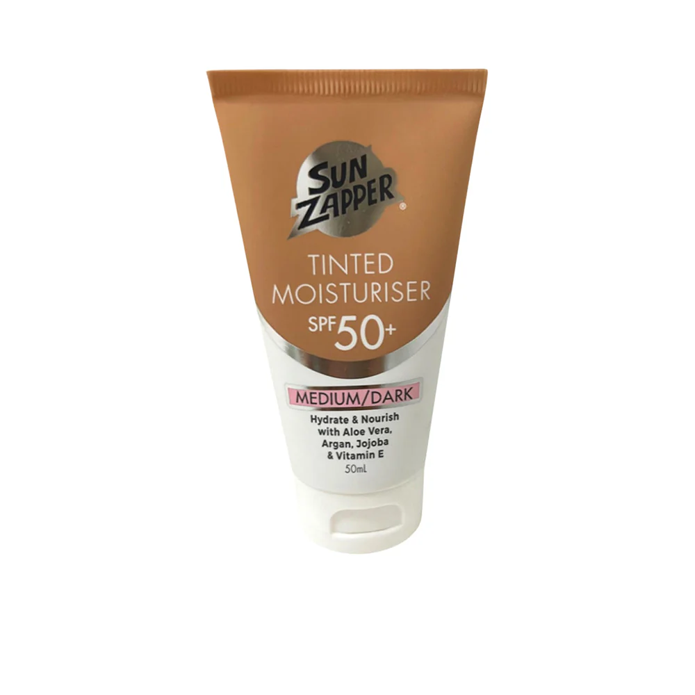 SUN ZAPPER Medium/Dark SPF 50+ Tinted Moisturiser - Multi Color - ONE SIZE