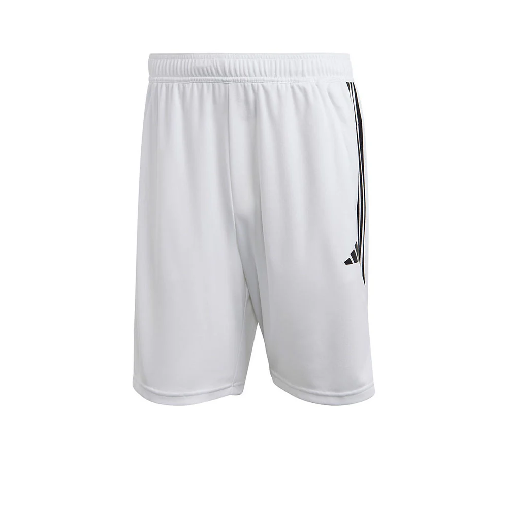 Мужские тренировочные шорты Adidas Train Essentials Piqué 3-Stripes — цвет белый, размер 2XL (азиатский размер)