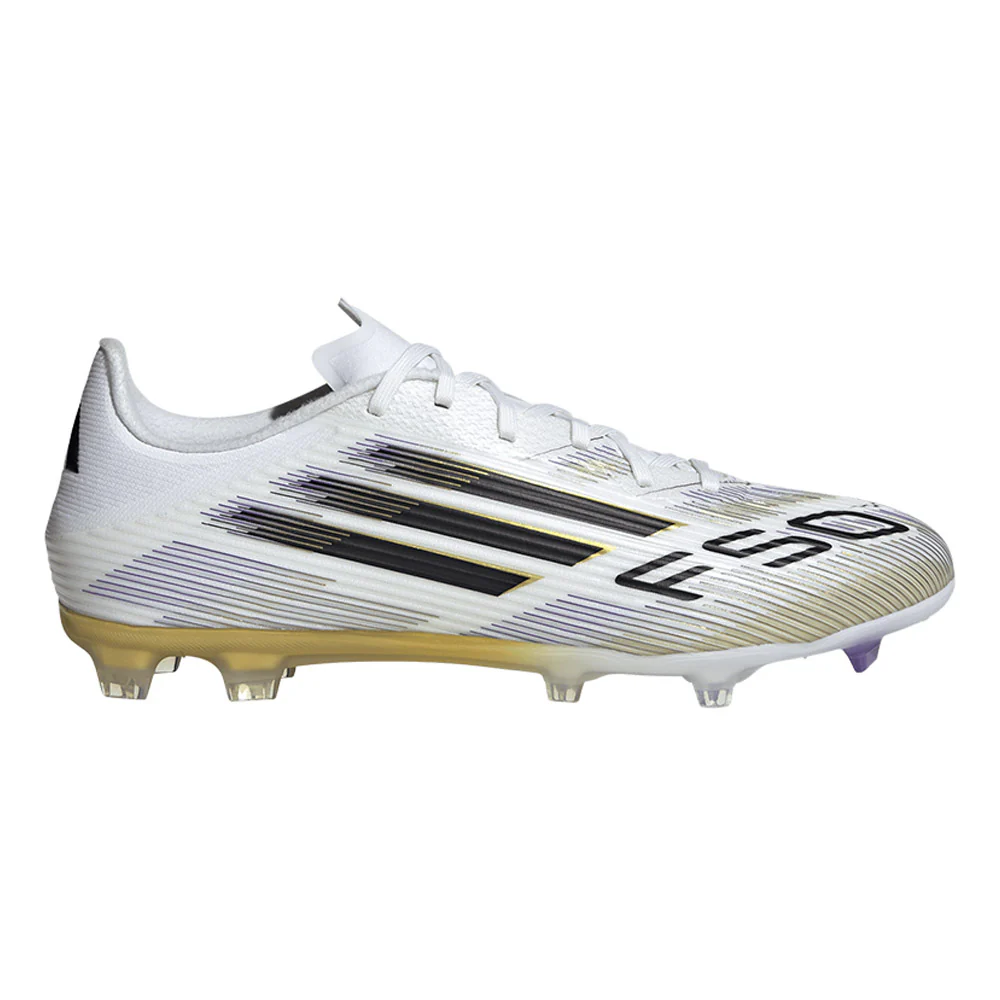 Мужские футбольные бутсы Adidas F50 League Mg — цвет белый, размер UK 10