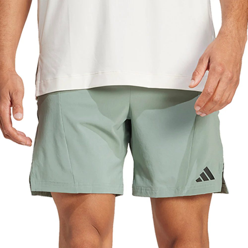 Мужские тренировочные шорты Adidas Designed for Training — цвет зеленый, размер 2XL (азиатский размер)