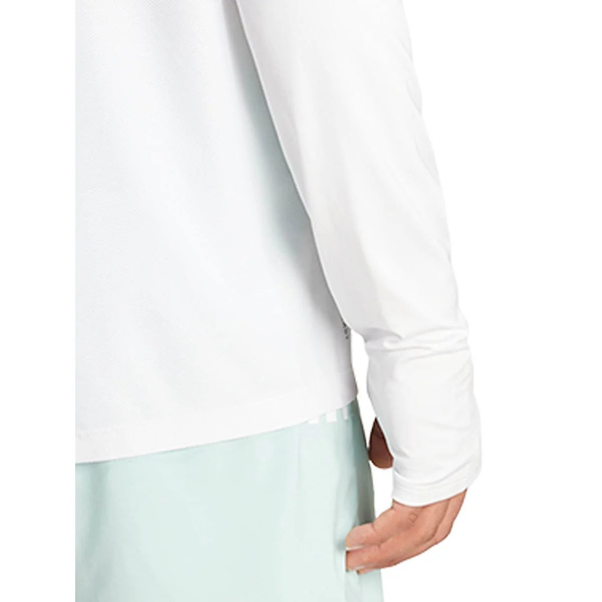 ADIDAS Own the Run Half-Zip Men's Running Sweatshirt - White - L (UK SIZE)