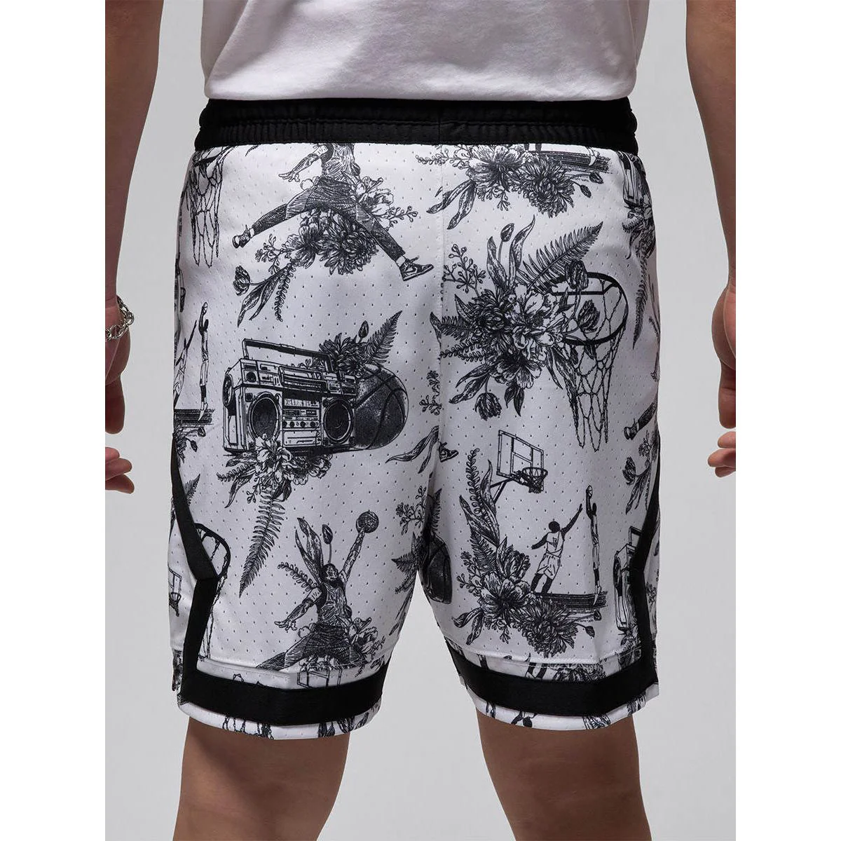 NIKE Jordan Sport Dri-FIT Printed Diamond Men's Basketball Shorts