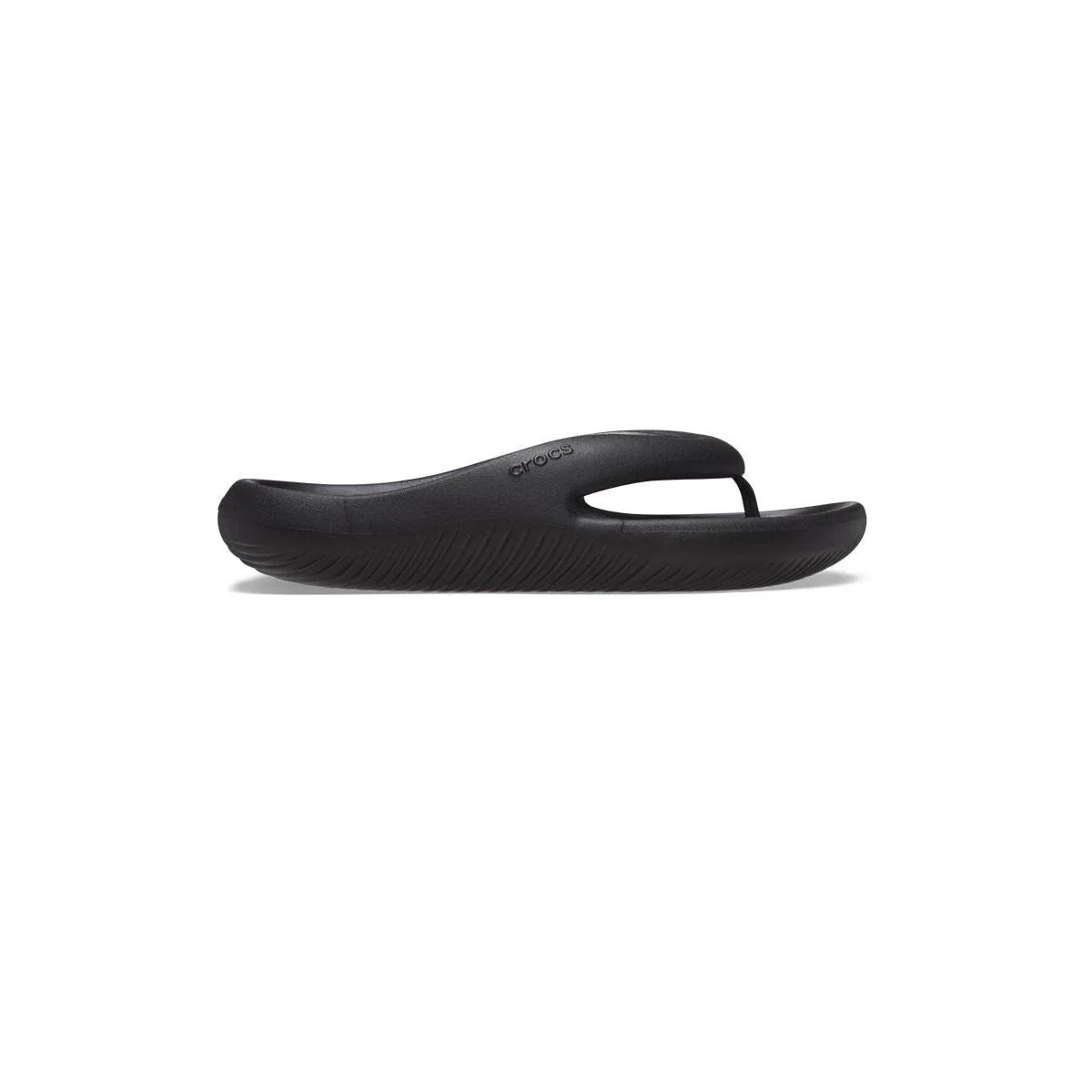 CROCS Mellow Recovery Flip Unisex Sandals - Black - US M10/W12
