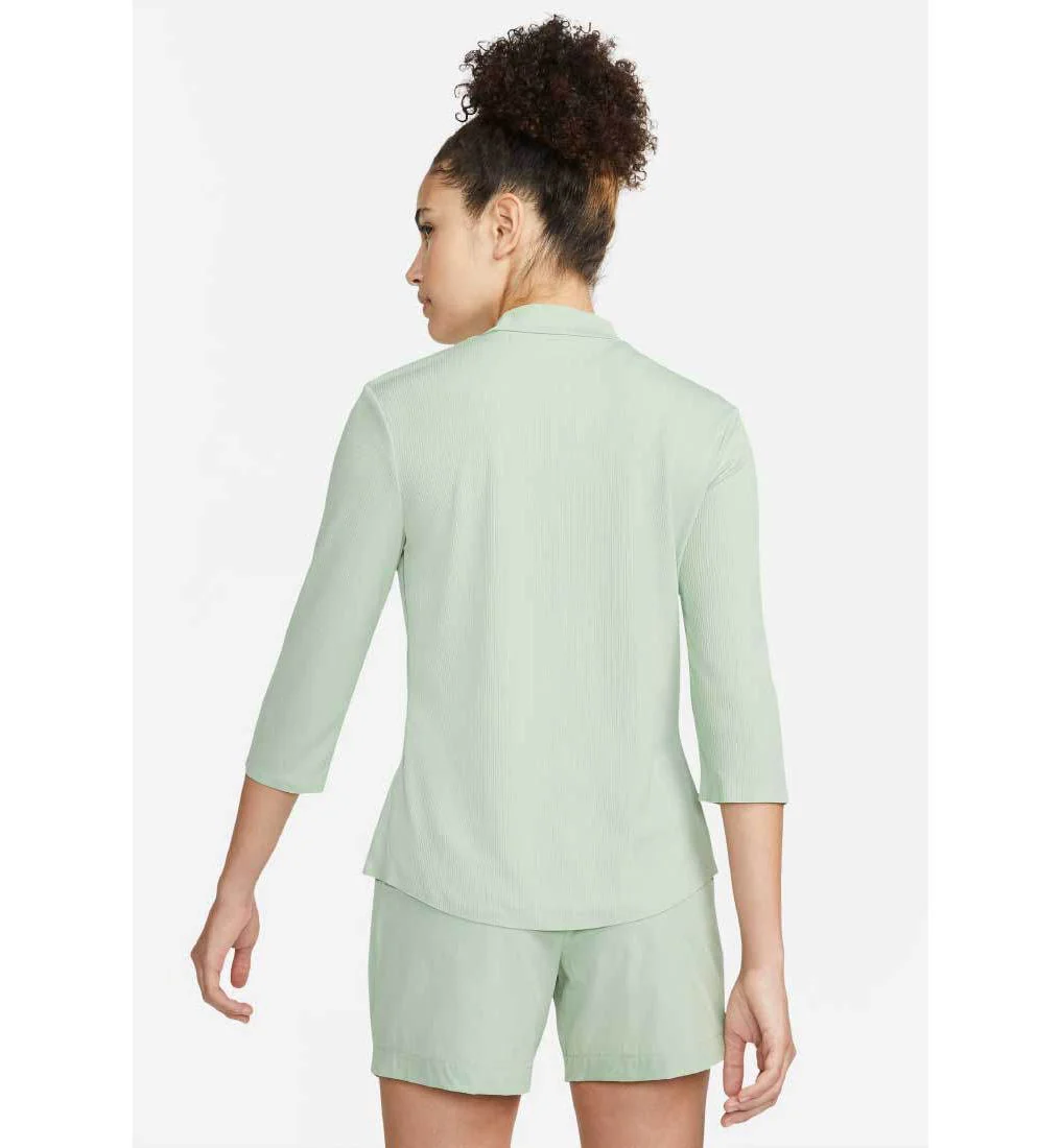 NIKE Dri-FIT UV Ace Women's Golf T-Shirt - Beige - L