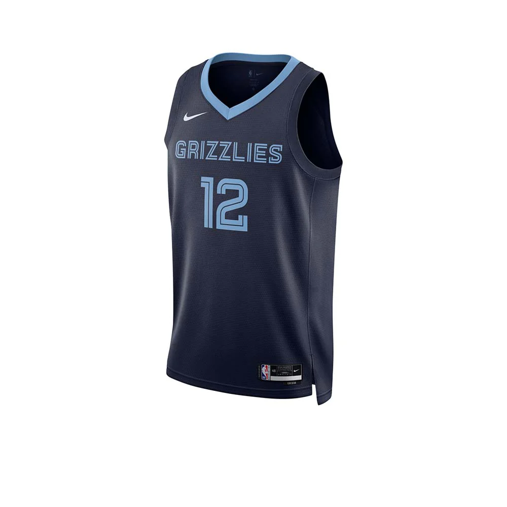 NIKE Men's Ja Morant Memphis Grizzlies Icon Edition 2022/23 Basketball Jersey - Black - 2XL (US SIZE)