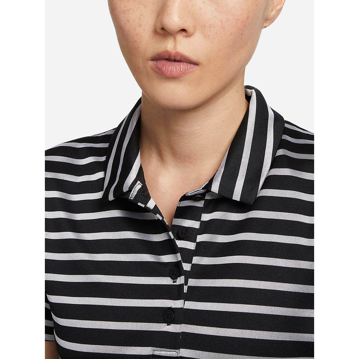 Женское поло для гольфа Nike Dri-FIT Victory — цвет белый, размер L (американский размер)