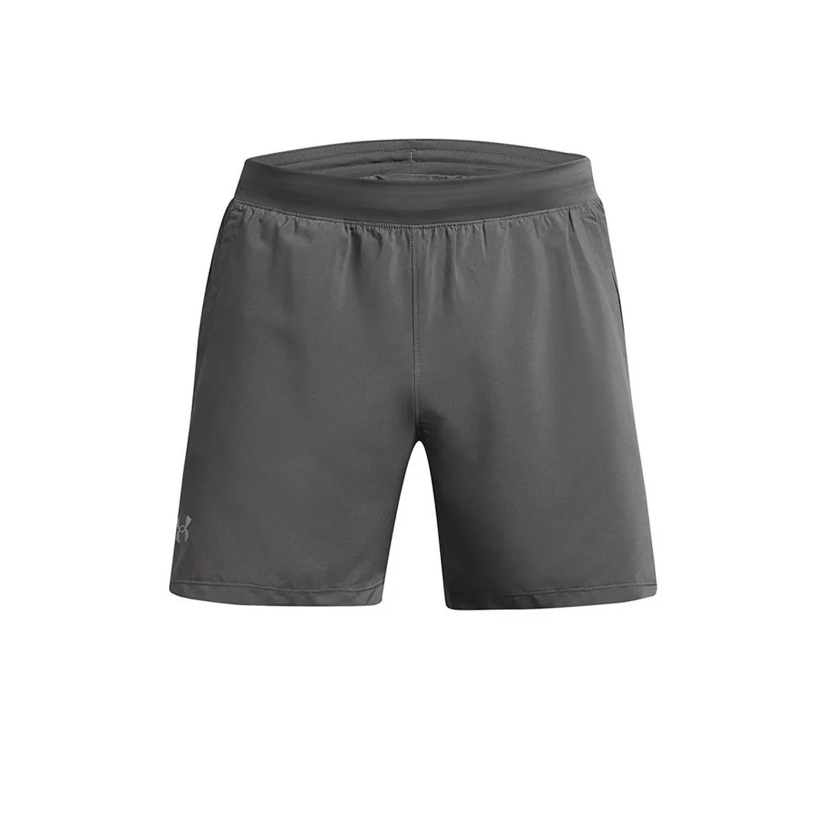 Мужские беговые шорты Under Armour Launch 5 — цвет серый, размер L (американский размер)