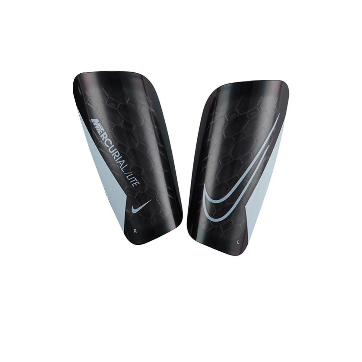 NIKE Mercurial Lite Men's Shin Guards - Black - L (US SIZE)