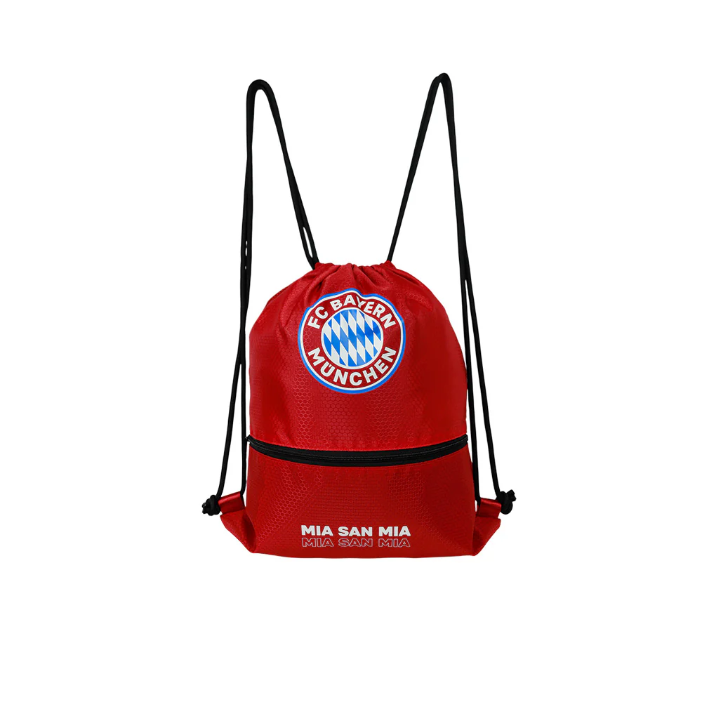 FC BAYERN MUNCHEN Mia San Mia Unisex Gym Sack - Red - ONE SIZE
