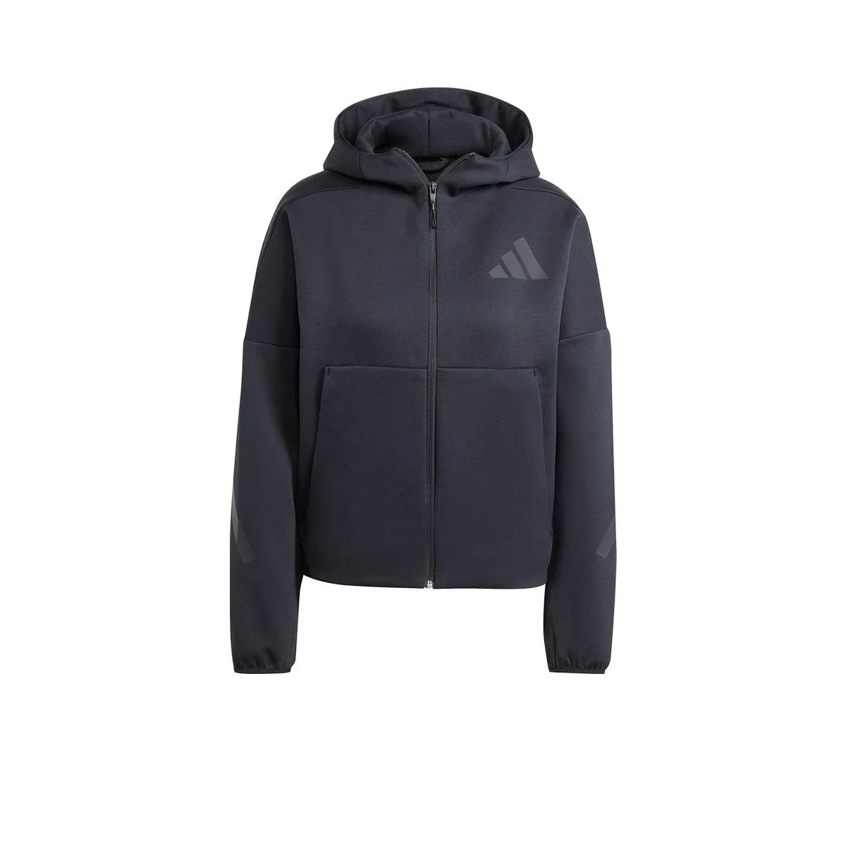ADIDAS Z.N.E. Full-Zip Women's Hoodie - Black - L (ASIAN SIZE)