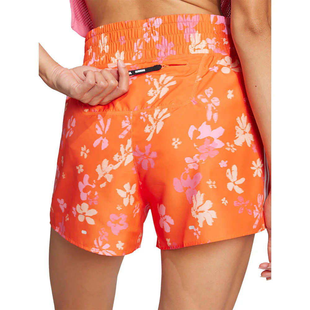 ADIDAS Own the Run CLIMACOOL High Rise Floral Women's Running Shorts