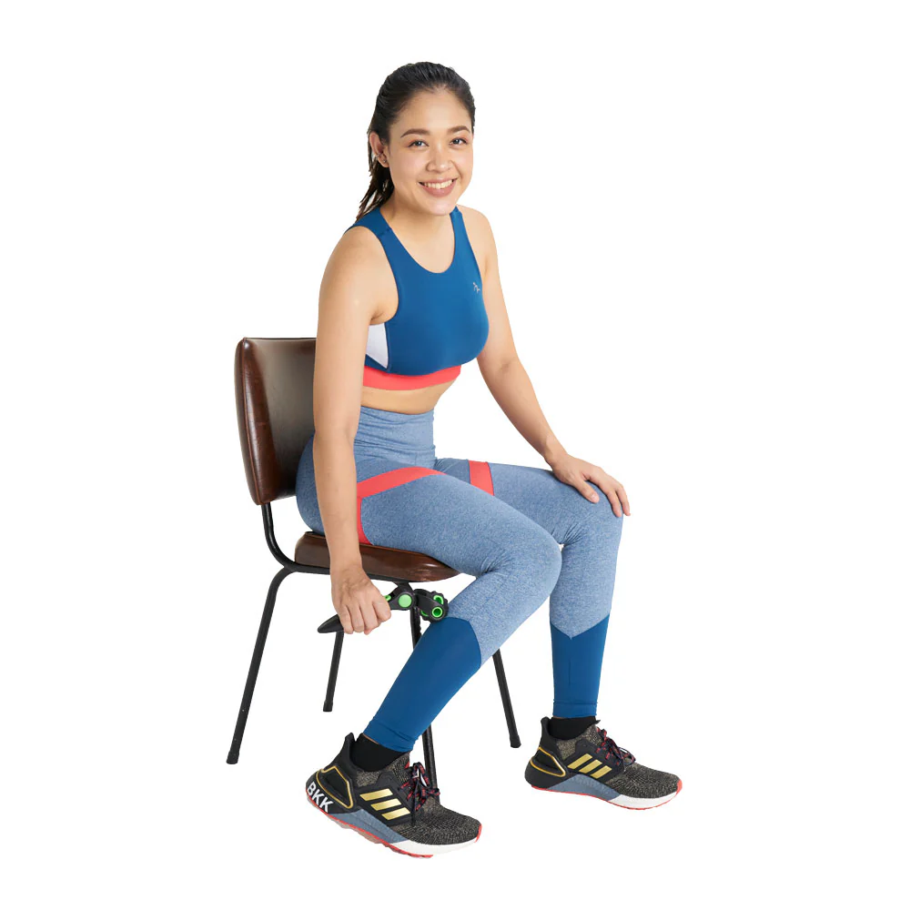 THAISPORTS ลูกกลิ้งนวดตัว ปรับองศาได้ H-1424 สีดำ/เขียว - Multi color - ONE SIZE