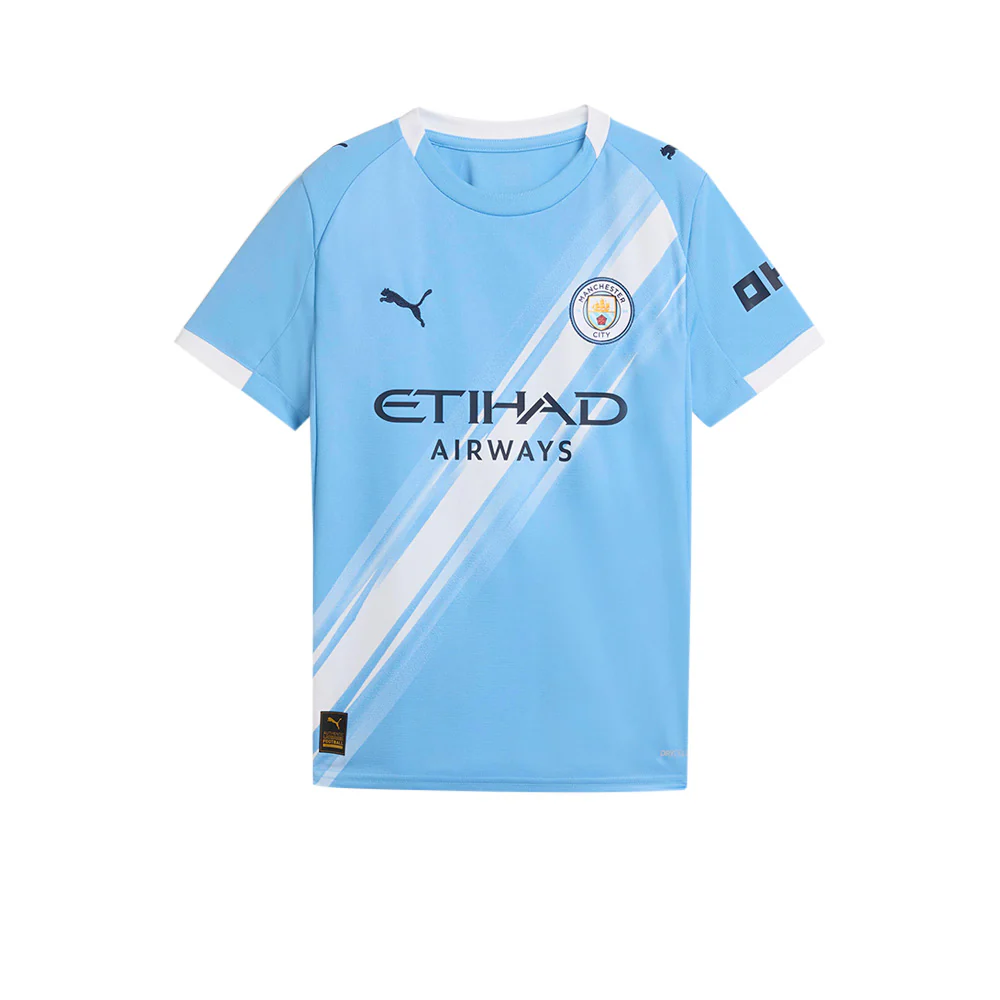 PUMA Kids Manchester City Home 2025/26 Jersey - Blue - 116 CM