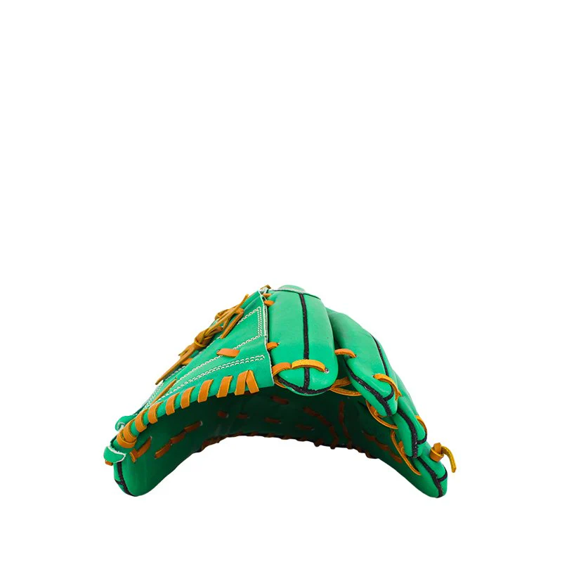 FBT Softball Gloves ถุงมือซอฟบอล Two-Piece 12 นิ้ว หนังแท้ Green 74427 - Green - One size