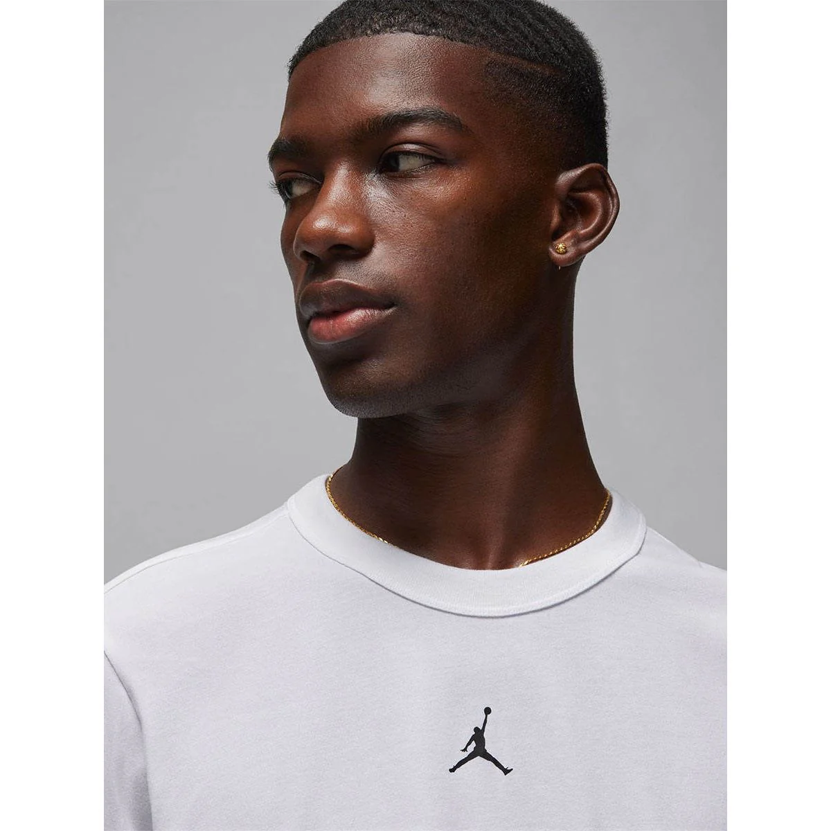 Мужская футболка Nike Jordan Sport Basketball — цвет белый, размер 2XL (американский размер)