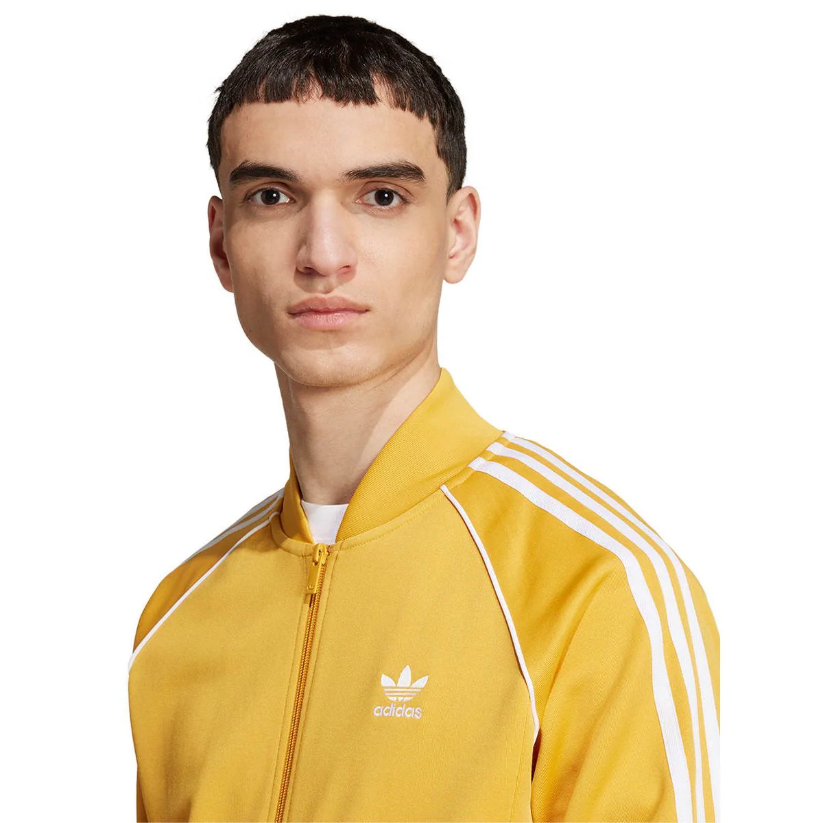 Мужская куртка Adidas Originals Adicolor Classics Sst Track — цвет желтый, размер 2XL (азиатский размер)