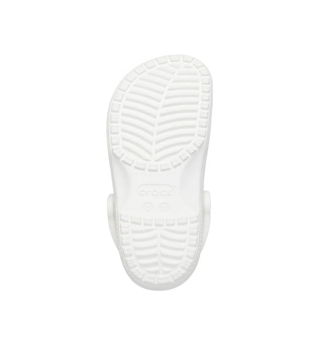 Детские сабо Crocs Classic Clog — цвет белый, Us C10