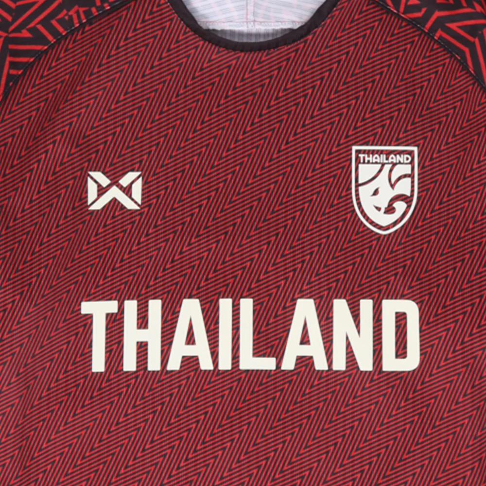 Warrix New Chapter — цвет красный, размер L (азиатский размер), Oversized Unisex Football Jersey