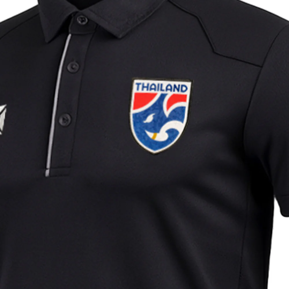 WARRIX Changsuek Nova Essence Unisex Polo Shirt - Black - 2L (US SIZE)