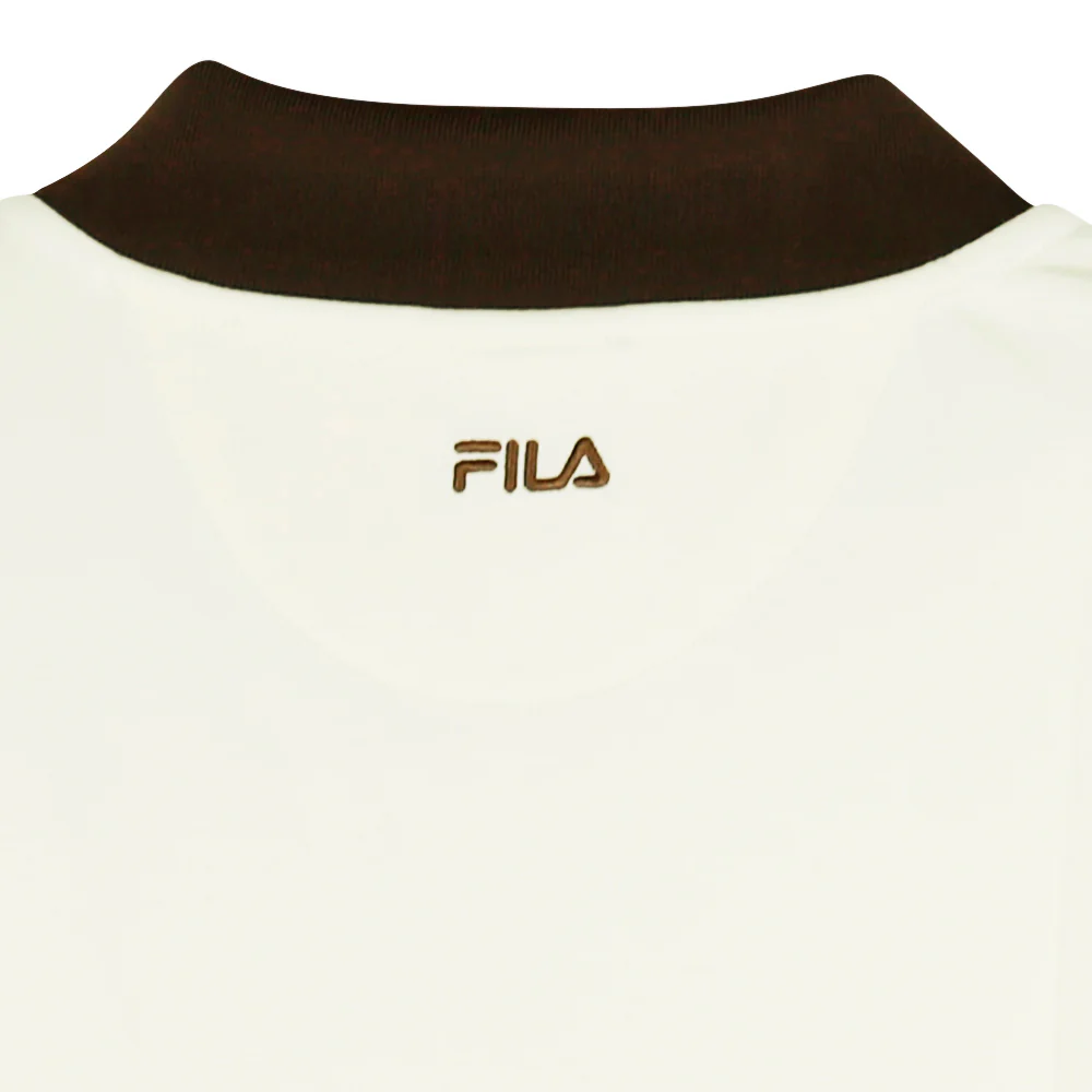 FILA Treasure Men's Polo Shirt - Beige - 2XL (US SIZE)