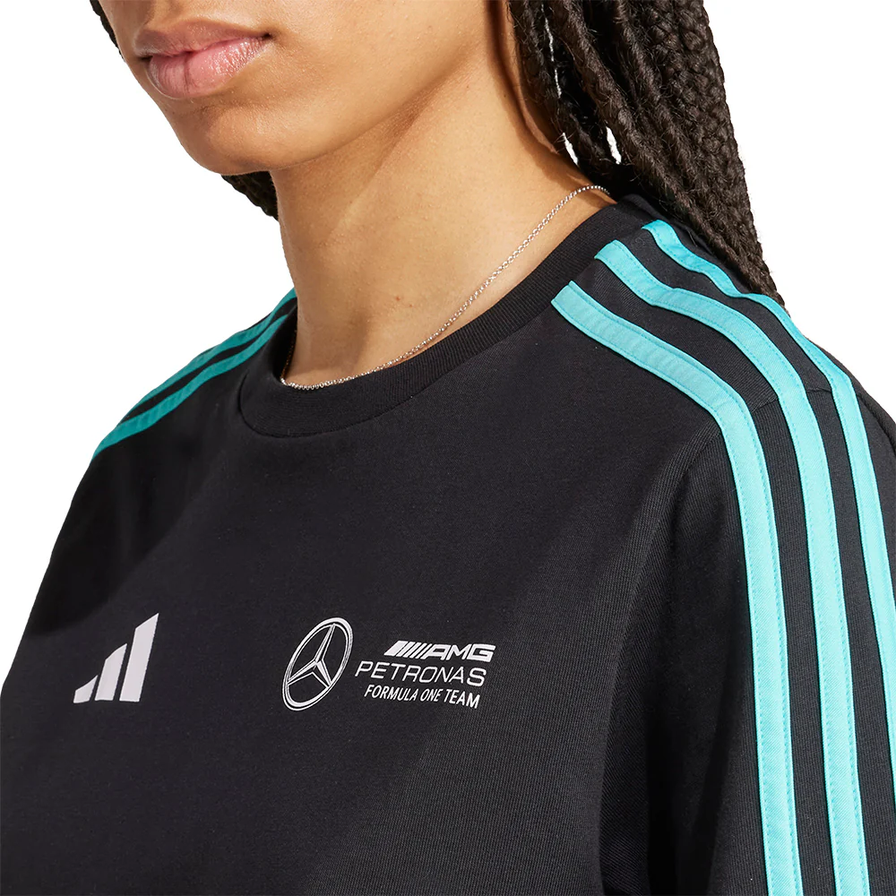 ADIDAS Mercedes - AMG Petronas Formula One Team DNA Women's Dress - Black - L (UK SIZE)