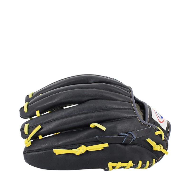 FBT Softball Gloves ถุงมือซอฟบอล Two-Piece 11.75 นิ้ว หนังแท้ Black 74426 - Black - One size