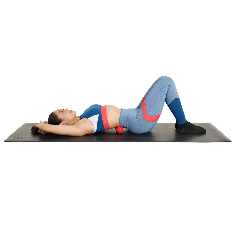 THAISPORTS ลูกบอลนวดตัว ทรงถั่ว H-1331 สีแดง - Red - ONE SIZE