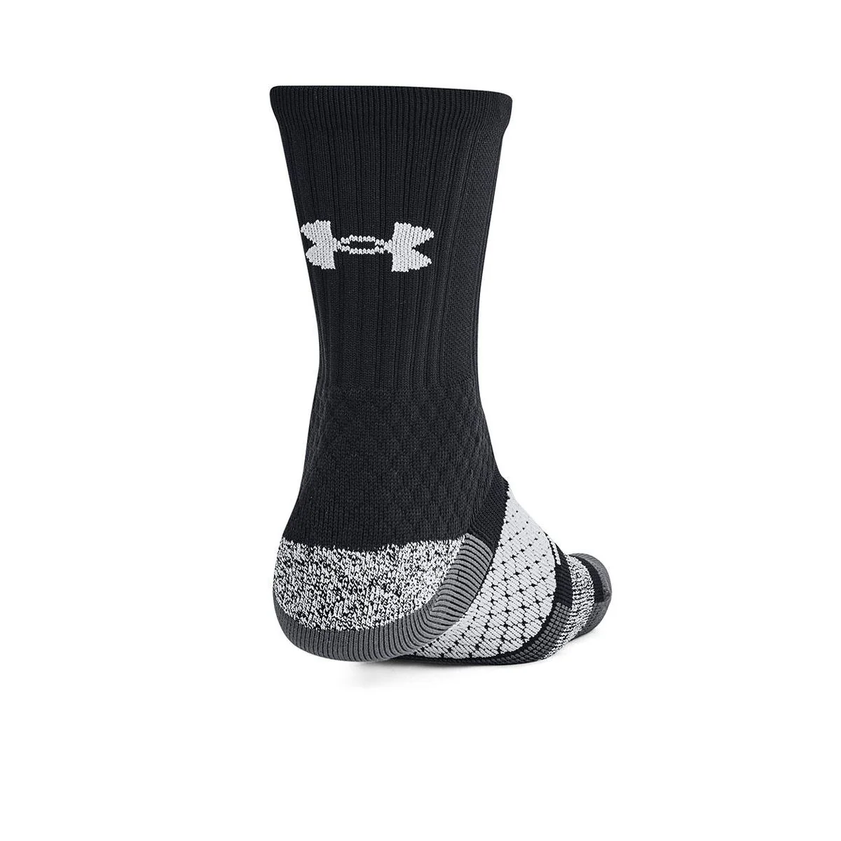 UNDER ARMOUR Playmaker Team Crew Unisex Socks - Black - L (US SIZE)