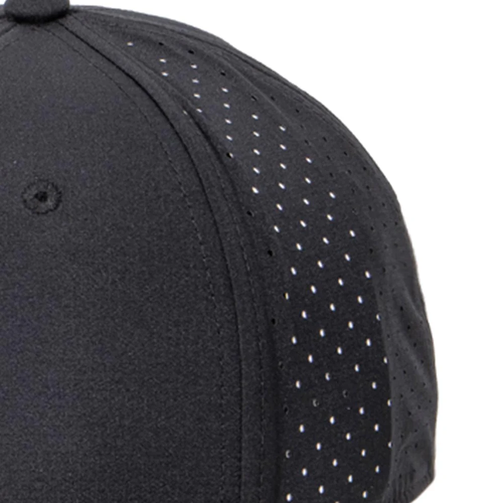 9NINE O1 Black Unisex Golf Cap - Black - ONE SIZE