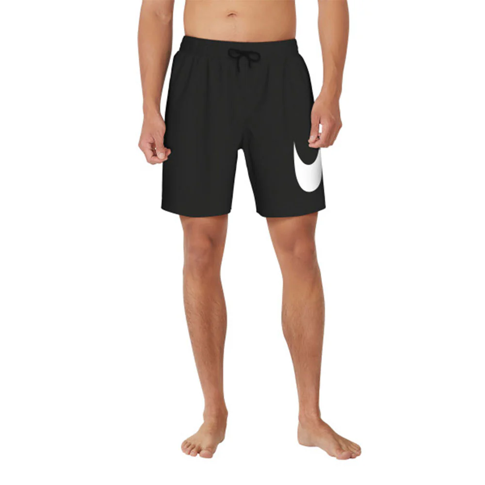 NIKE Breaker 7" Fully Lined Men's Swim Shorts - Black - L (US SIZE)