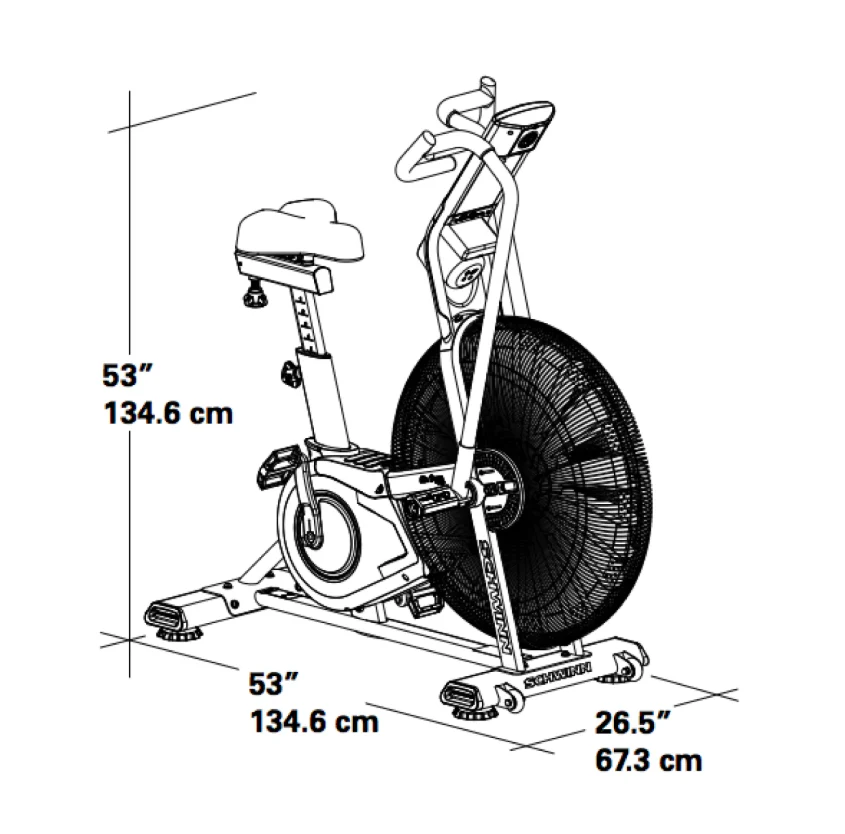 SCHWINN Airdyne AD8i Bike /จักรยาน - Black - ONE SIZE