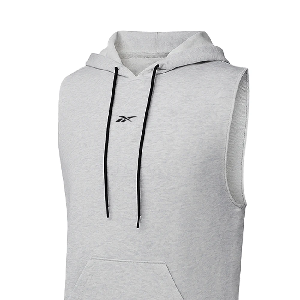 REEBOK ID Basketball Men's Hoodie - Grey - L (US SIZE)