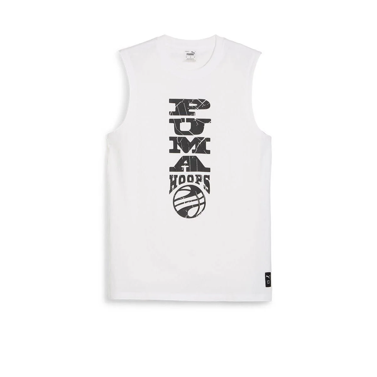 Puma The Hooper Men's Basketball Tank — цвет белый, размер L (UK SIZE)